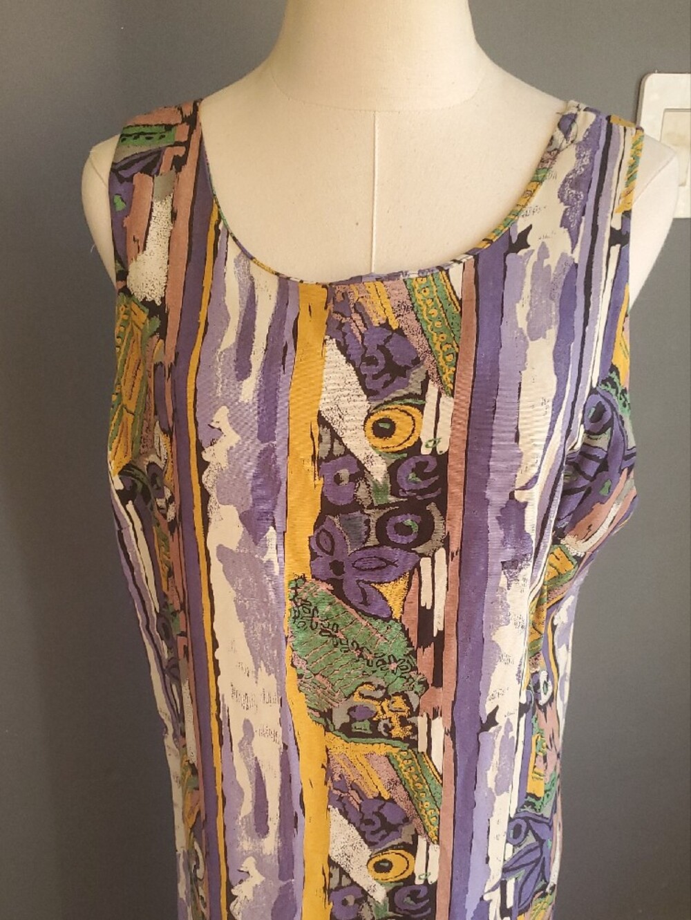 Women’s Purple Floral Dress - Size 18 - Picture 3 of 14